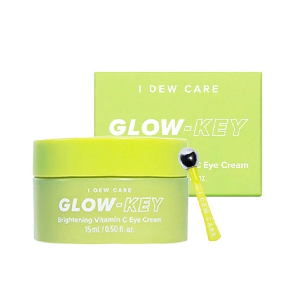 I Dew Care Glow-Key Vitamin C Eye Cream Brightening Dark Circle Korean Skincare
